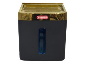 جا دستمال مروارید طرح ونیز مشکی طلایی