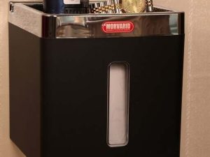 جا دستمال مروارید مدل ونیز(مشکی کروم)