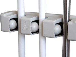 نگهدارنده جارو و تی اسپادانا مدل GXT – رنگ سفید | نظم‌دهنده ۳ عددی مقاوم و کاربردی