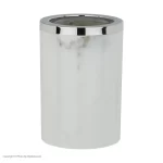 ست 5 پارچه سرویس بهداشتی طرح سنگ سفید کروم - Image 5